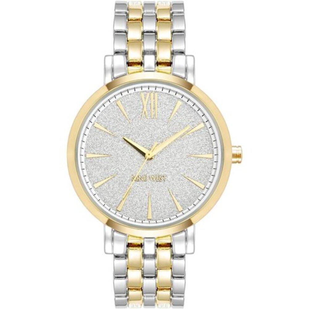 Women's Bracelet Watch Silver Gold Round
